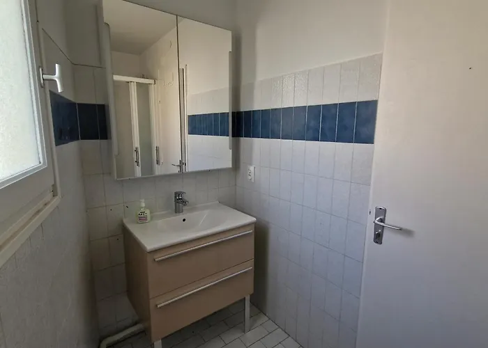 2 Pieces Avec Garage Au Centre, A 50m De La Plage, Climatise - Fr-1-780-36 * סן-מקסים